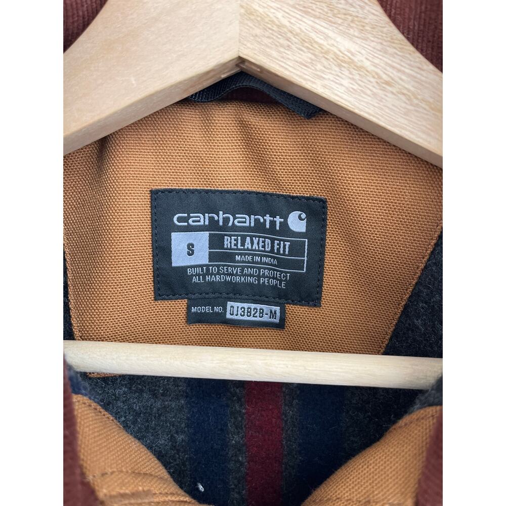Carhartt Iconic J01 Duck Detroit Jacket Workwear Utility Blanket Lined - Small - Picture 6 of 16